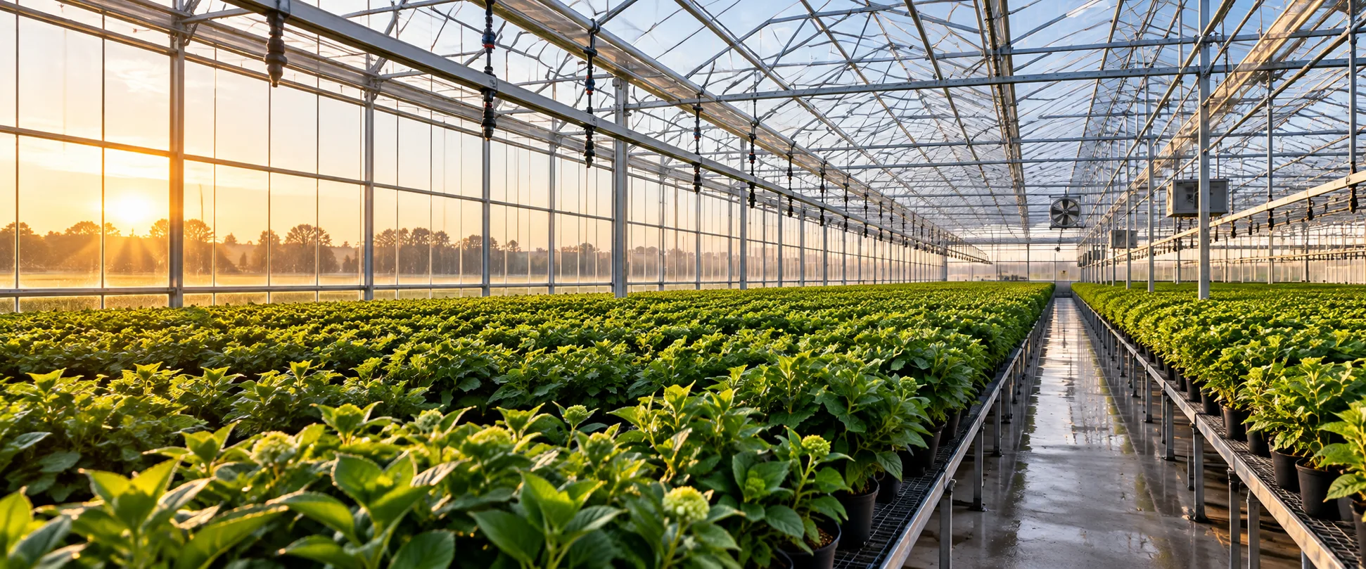 High-value row crop field